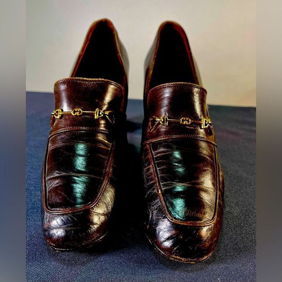 GUCCI - Vintage Leather Loafer - Picture 1 of 10